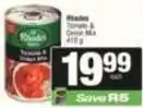 SuperSpar Rhodes - tomato & onion mix offer