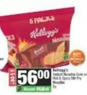 SuperSpar Kellogg's - instant noodles offer