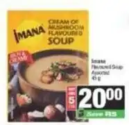 SuperSpar Imana - cream of mushroom flavoured soup offer
