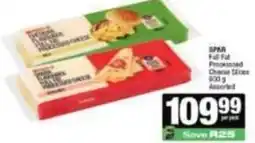 Spar Spar - full fat processed cheese slices offer
