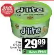 Spar D'lite - spread tub offer