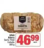 Spar Spar - garlic filled ciabatta offer