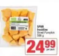 Spar Spar - diced pumpkin offer