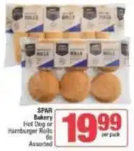 Spar Spar - hot dog or hamburger rolls offer