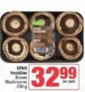 Spar Spar - brown mushrooms offer
