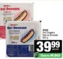 Spar Spar - hot doggers offer