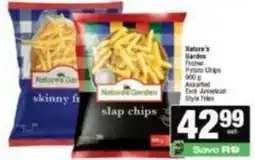 Spar Nature's garden - frozen potato chips offer