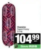 Spar Champion - french polony offer