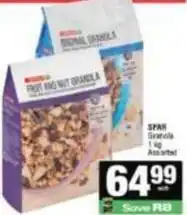 Spar Spar - granola offer