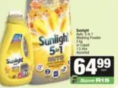 SuperSpar Sunlight - washing powder offer