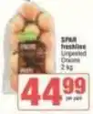 SuperSpar Spar - unpeeled onions offer