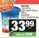 SuperSpar Low fat or full cream yogurt offer