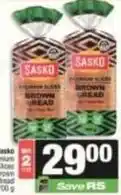 SuperSpar Sasko - premium slices brown bread offer