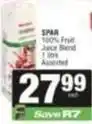 SuperSpar Spar - 100% fruit juice blend offer