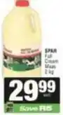 SuperSpar Spar - full cream maas offer
