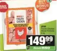 SuperSpar Spar - frozen chicken mixed portions offer