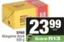 SuperSpar Spar - margarine brick offer