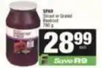 SuperSpar Spar - sliced or grated beetroot offer