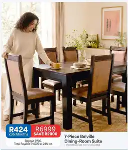 OK Furniture Total - 7-piece dining-room suite offer