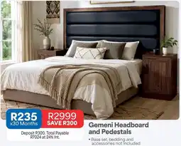 OK Furniture Total - gemeni headboard and pedestals offer