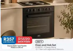 OK Furniture Defy - oven and hob set dcb822e offer
