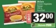 SuperSpar Mccain - frozen vegetable range offer