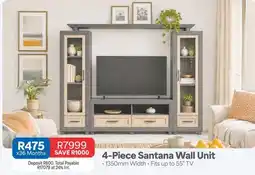 OK Furniture Total - 4-piece santana wall unit offer