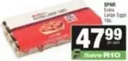 SuperSpar Spar - extra large eggs offer