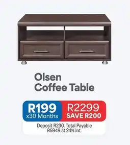 OK Furniture Total - coffee table offer
