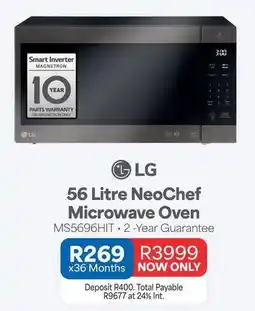 OK Furniture Lg - 56 litre neochef microwave oven ms5696hit offer