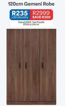 OK Furniture Total - 120cm gemeni robe offer