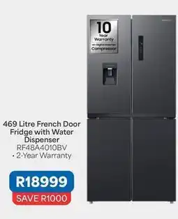 OK Furniture Samsung - 469 litre french door fridge with water dispenser rf48a4010bv offer