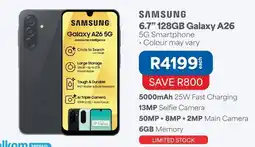 OK Furniture Samsung - galaxy a26 5g smartphone offer