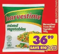 Shoprite HARVESTIME FROZEN MIXED VEGETABLES 900g offer