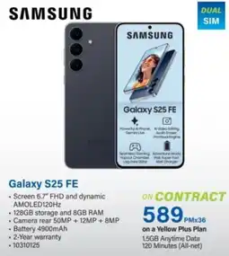 Incredible Connection SAMSUNG Galaxy S25 FE offer