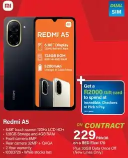 Incredible Connection Redmi A5 offer
