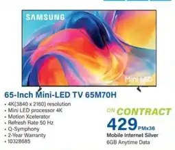 Incredible Connection Samsung 65-Inch Mini-LED TV 65M70H offer