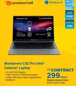 Incredible Connection Montenero C82 Pro Intel Celeron Laptop offer