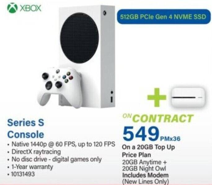 XBOX Series S Console offer at Incredible Connection