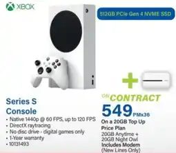 Incredible Connection XBOX Series S Console offer