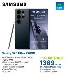 Incredible Connection SAMSUNG Galaxy S26 Ultra 256GB offer