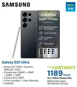 Incredible Connection SAMSUNG Galaxy S25 Ultra offer