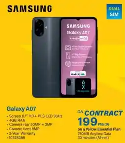 Incredible Connection SAMSUNG Galaxy A07 offer