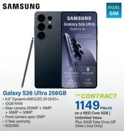 Incredible Connection SAMSUNG Galaxy S26 Ultra 256GB offer