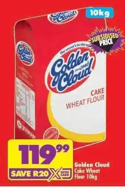 Shoprite Golden Cloud Cake Wheat Flour 10kg offer