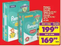 Shoprite PAMPERS Active Baby Disposable Nappies offer