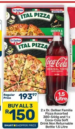Pick n Pay Hypermarket Dr. Oetker Familia Pizza & Coca-Cola Combo offer