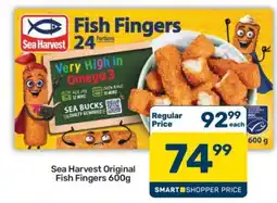 Pick n Pay Hypermarket Sea Harvest Original Fish Fingers 600g offer