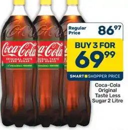 Pick n Pay Hypermarket Coca-Cola Original Taste Less Sugar 2 Litre offer