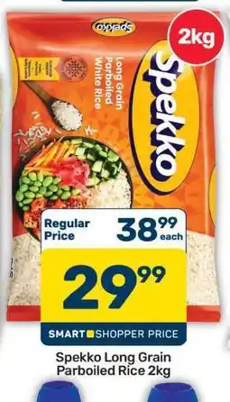 Pick n Pay Hypermarket Spekko Long Grain Parboiled Rice-2Kg offer